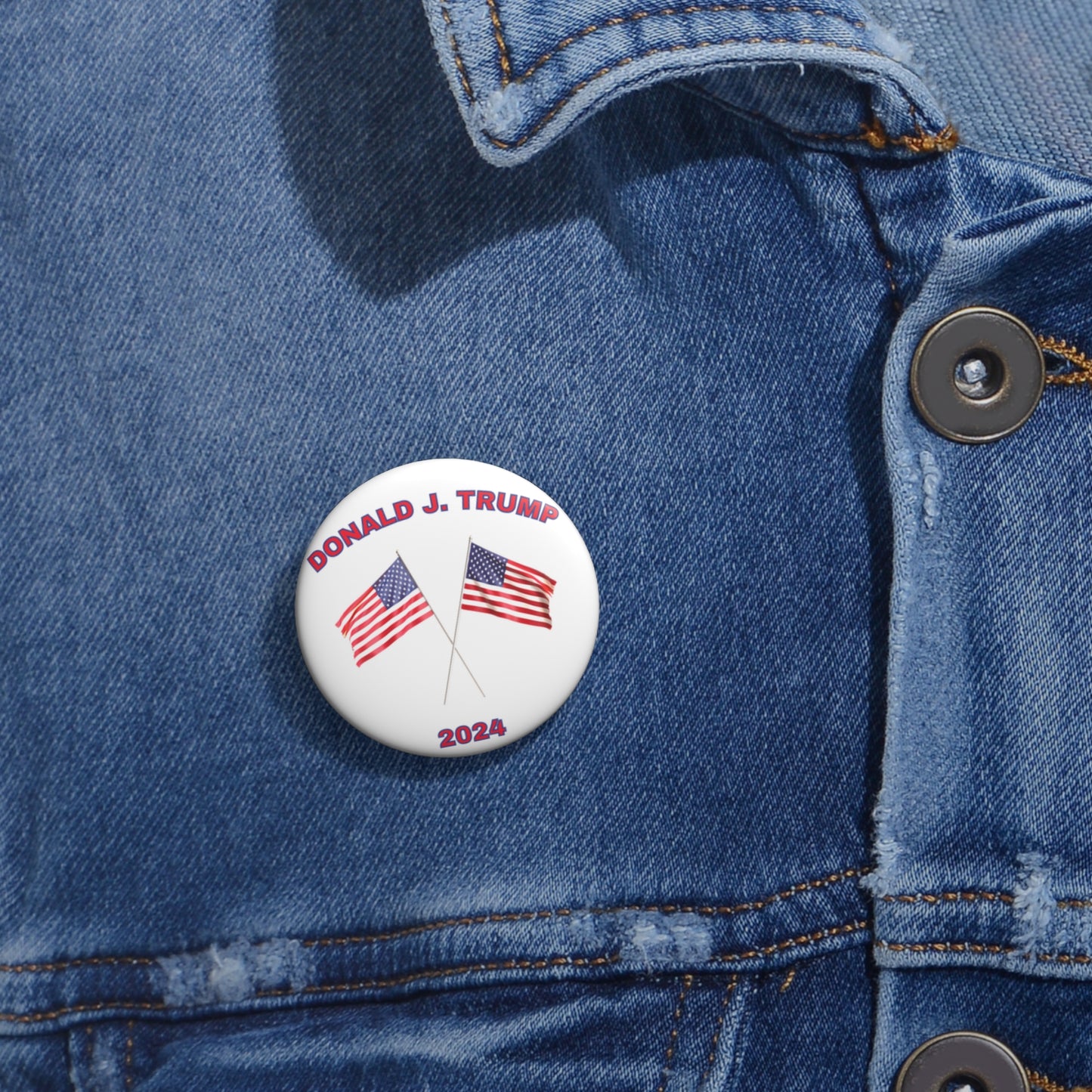 Double American Pin Buttons