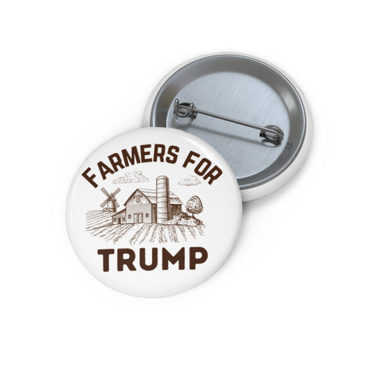 Farmers Custom Pin Buttons