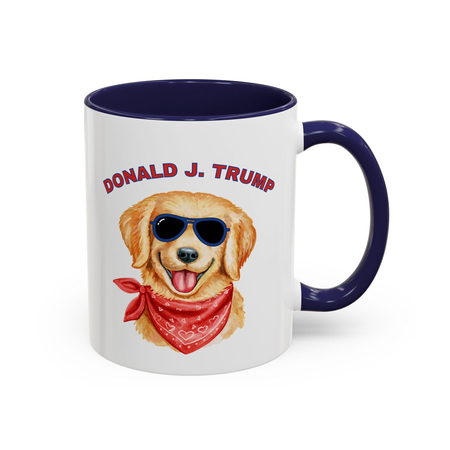 Dog and Vote Double American Coffee Mug