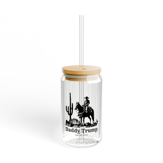 Cactus Cowboy Sipper Glass