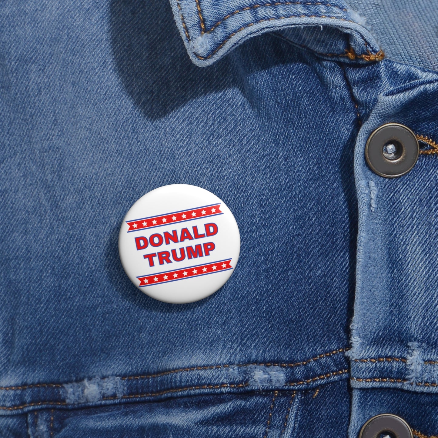 Bold Donald Trump Pin Buttons