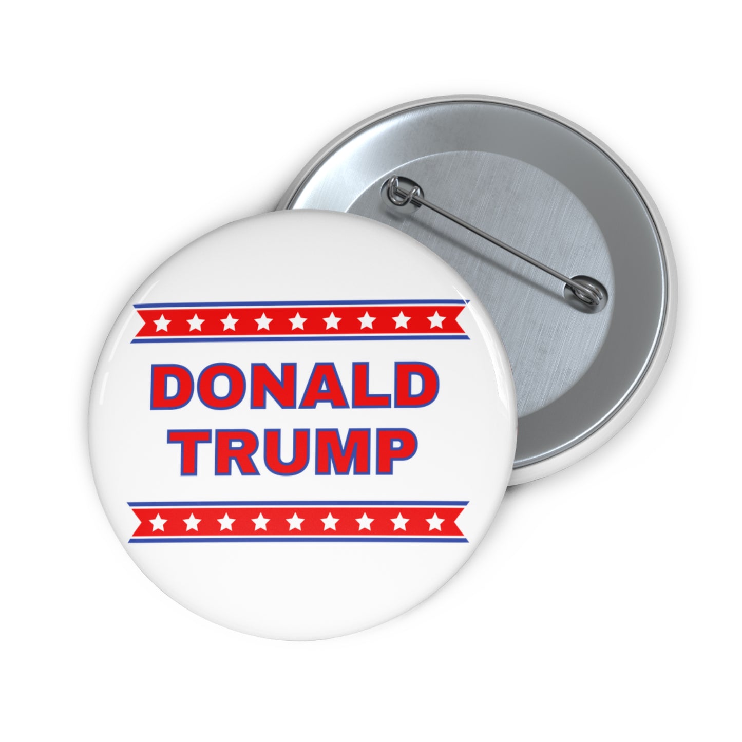 Bold Donald Trump Pin Buttons