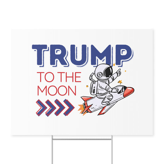 Moon Yard Sign