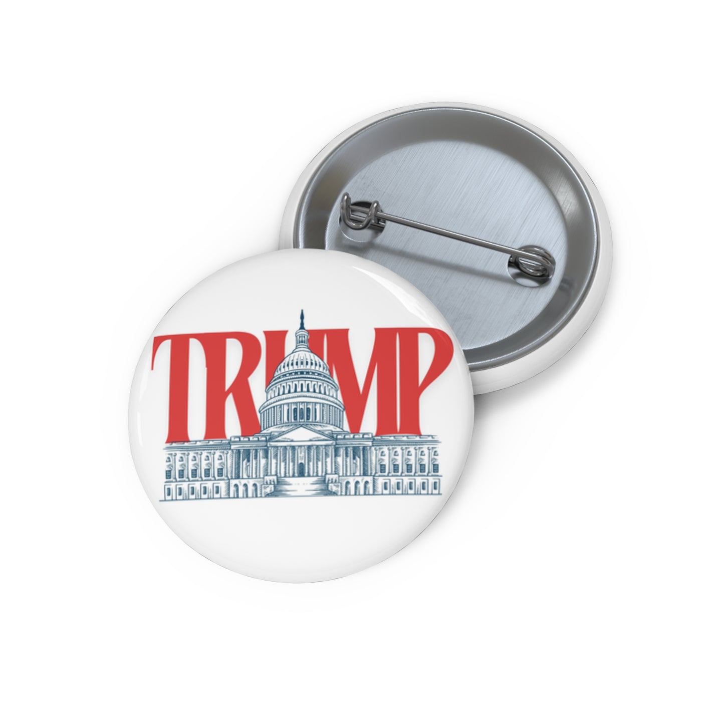 Trump whitehouse Custom Pin Buttons