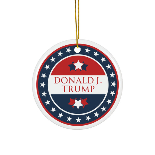 Seal of Approval Ceramic Ornament