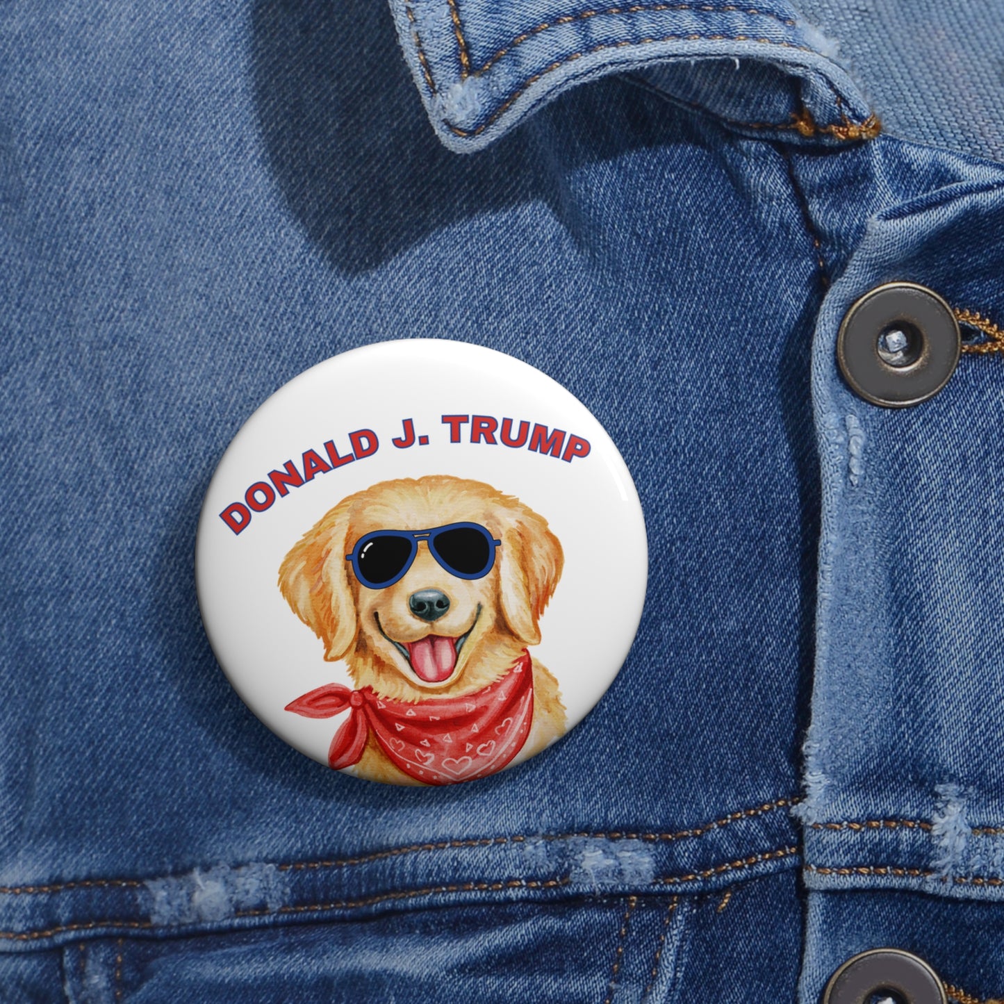 Cool Pup Pin Buttons