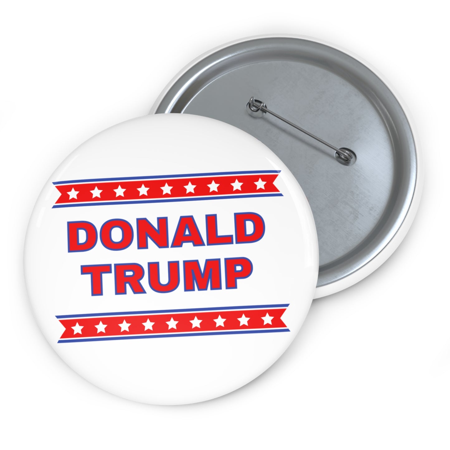 Bold Donald Trump Pin Buttons