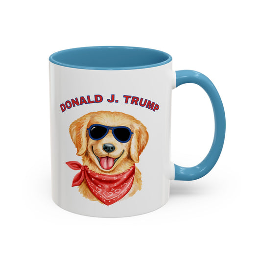 Dog and Vote Double American Coffee Mug