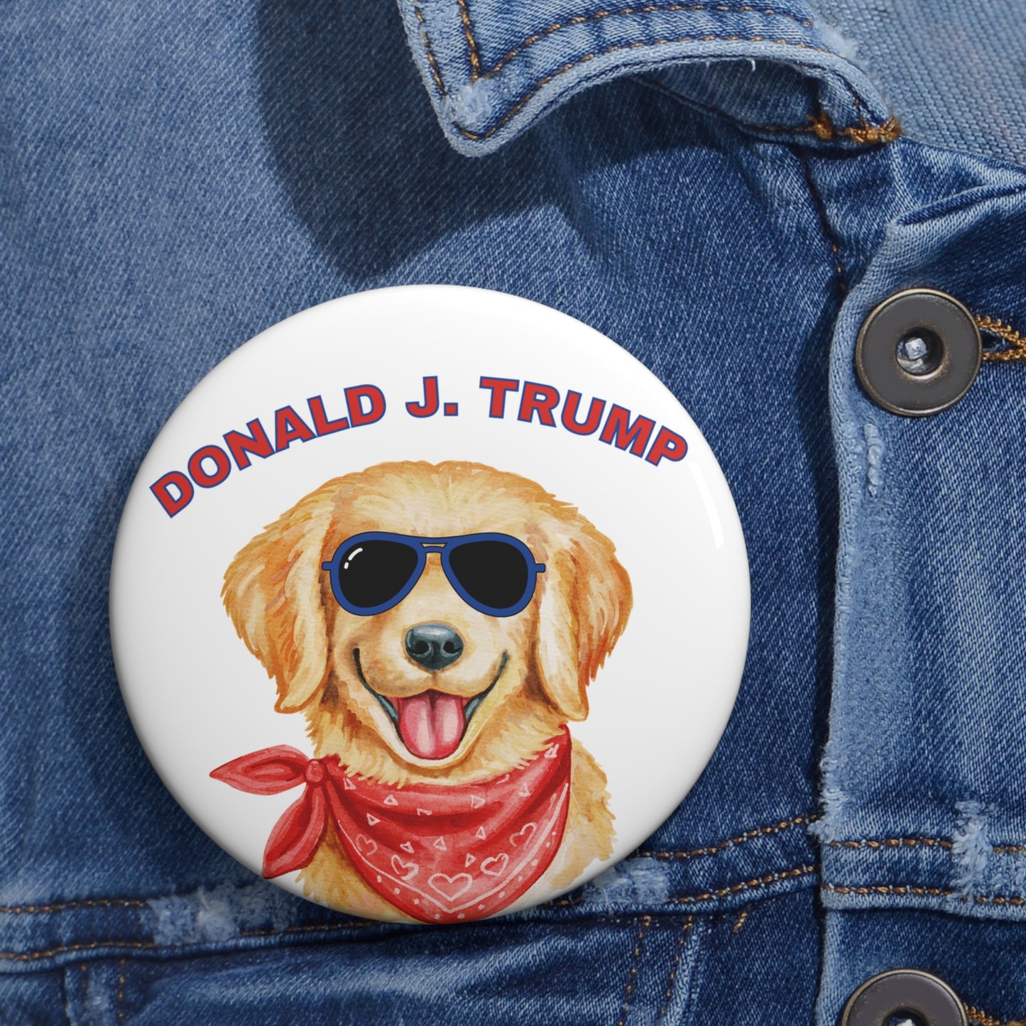 Cool Pup Pin Buttons