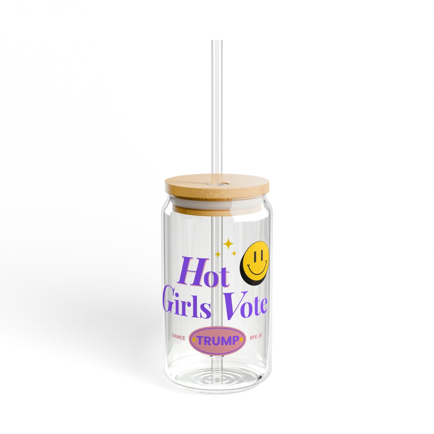 Hot Girl Smiley Sipper Glass